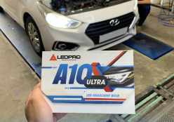 LẮP CHÂN BÓNG H CHO HYUNDAI ACCENT – GIỮ NGUYÊN ZIN, TĂNG CHẤT LƯỢNG ÁNH SÁNG CÙNG  LEDPRO A10 ULTRA