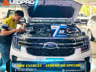 Ford Everest Nâng Cấp Đèn Bi Gầm LEDPRO A8 SPECIAL