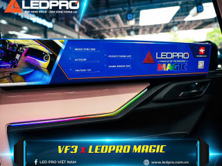 VinFast VF 3 Nâng Cấp LED Nội Thất LEDPRO MAGIC
