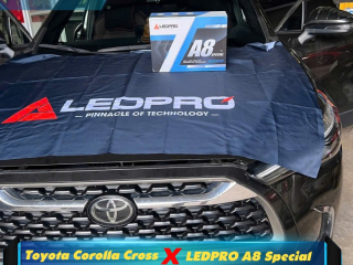 Toyota Corolla Cross nâng cấp bi gầm LEDPRO A8 Special – Ánh sáng mạnh mẽ, chuẩn SUV đô thị