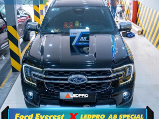 Ford Everest Nâng cấp đèn bi gầm LEDPRO A8 Special