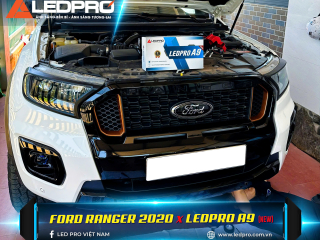 Ford Ranger Nâng Cấp Đèn Bi Gầm LEDPRO A9 NEW