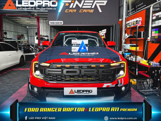 Ford Ranger Raptor Nâng Cấp Bi Gầm LEDPRO A11 PREMIUM