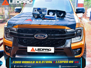 Ford Ranger Wildtrak 2024 Nâng Cấp Đèn Bi Gầm LEDPRO A9 NEW