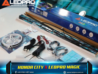 Honda City Nâng Cấp LED Nội Thất LEDPRO MAGIC