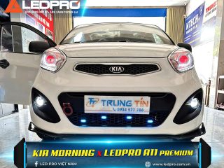 Kia Morning Nâng Cấp Đèn Bi Gầm LEDPRO A11 PREMIUM