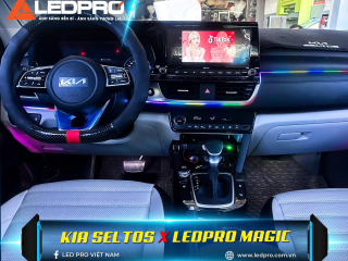 KIA Seltos Nâng Cấp LED Nội Thất LEDPRO MAGIC