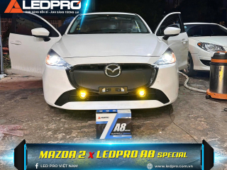MAZDA 2 Nâng Cấp Đèn Bi Gầm LEDPRO A8 SPECIAL