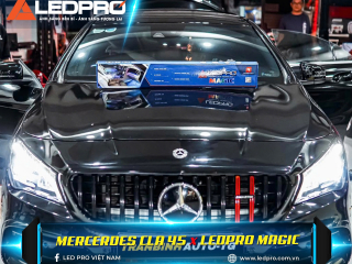 Mercedes CLA 45 Nâng Cấp LED Nội Thất LEDPRO MAGIC