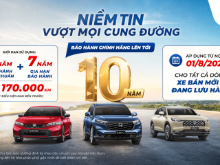 Honda Việt Nam Chính Thức Gia Hạn Bảo Hành Ô Tô Lên Đến 10 Năm: Bước Đi Mạnh Tay Trong Cuộc Đua Hậu Mãi