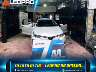 Toyota Altis Nâng Cấp Đèn Bi Gầm LEDPRO A8 SPECIAL