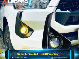 Toyota Hilux Nâng Cấp Đèn Bi Gầm LEDPRO A9 NEW