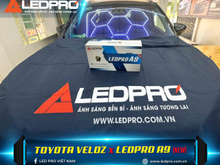 Toyota Veloz Nâng Cấp Đèn Bi Gầm LEDPRO A9 NEW