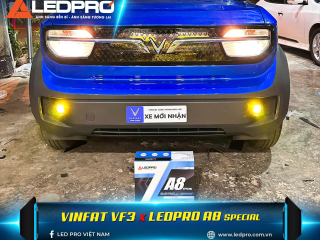 VinFast VF3 Nâng Cấp Đèn Bi Gầm LEDPRO A8 SPECIAL