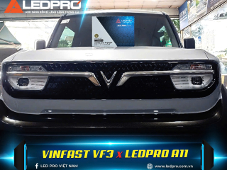 Có Nên Độ Đèn Cho VinFast VF3 ? Độ Đèn VinFast với LEDPRO