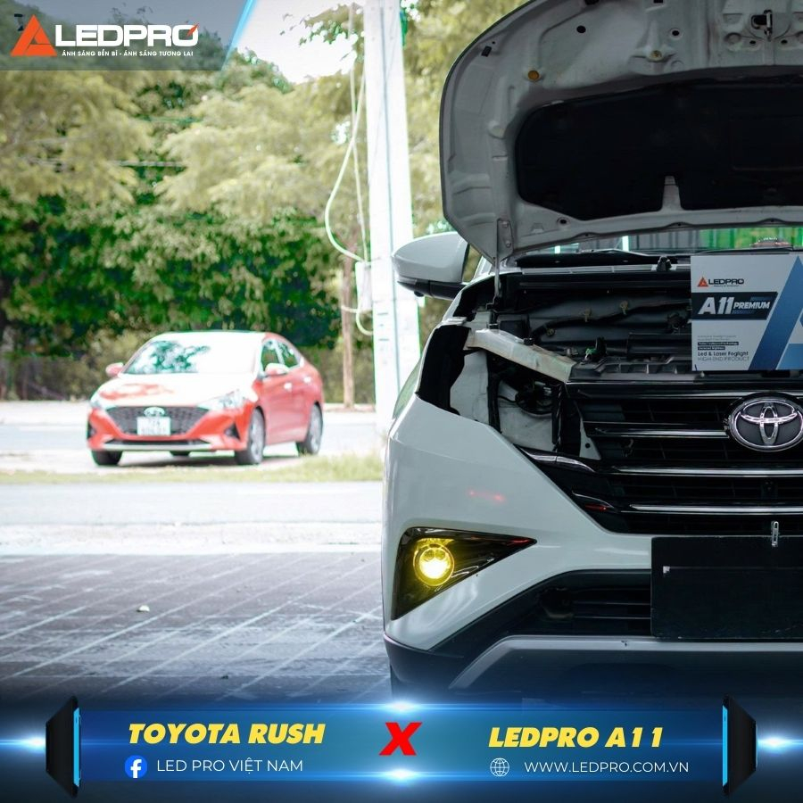 Toyota Rush nâng cấp bi gầm LEDPRO A11 Premium
