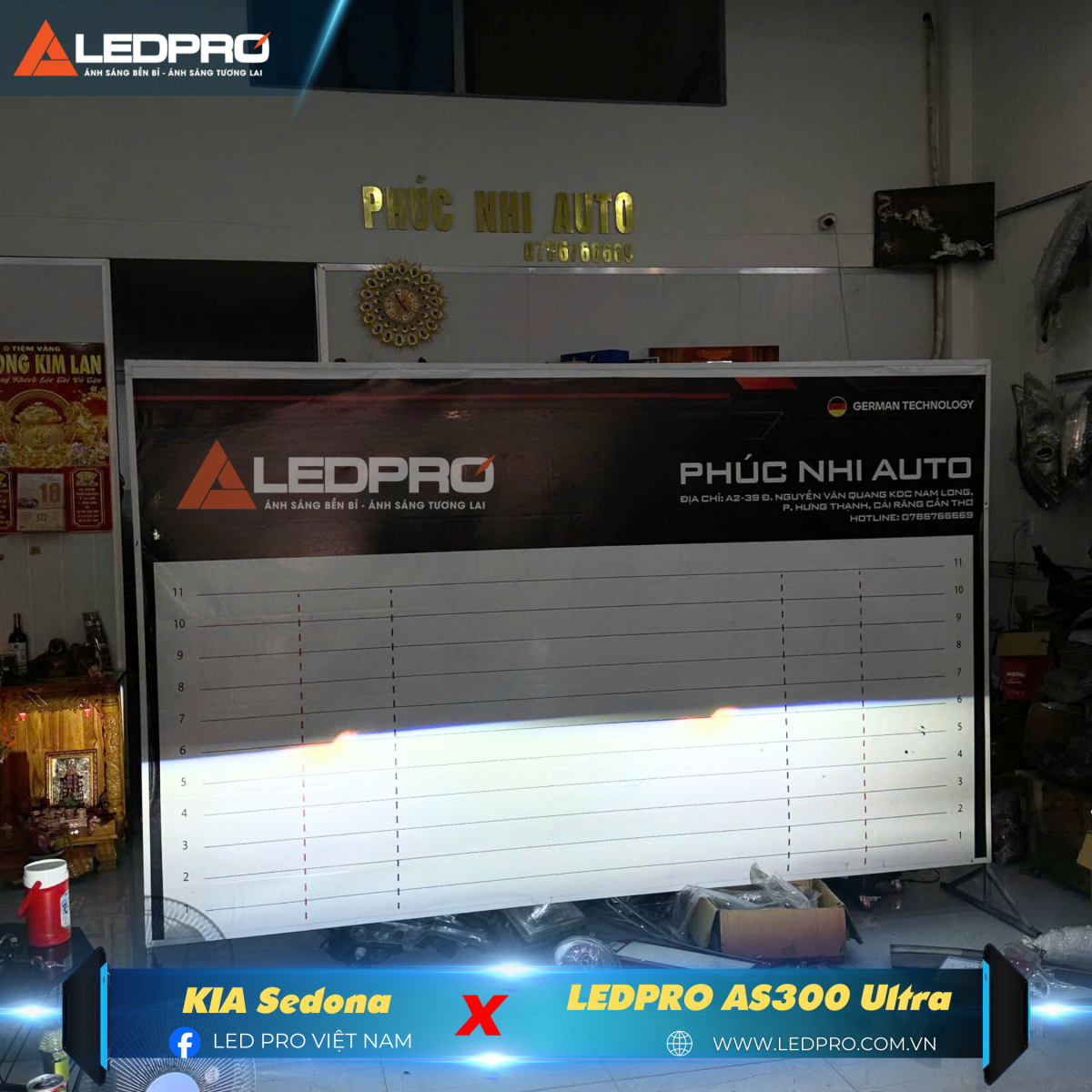 Ánh sáng thực tế siêu nét của AS300 Ultra