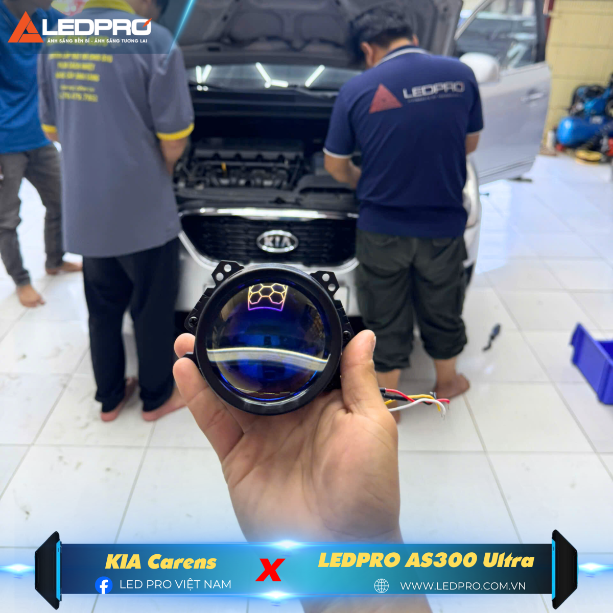 LEDPRO AS300 Ultra là lựa chọn hoàn hảo để nâng cấp ánh sáng cho đèn chính của xe