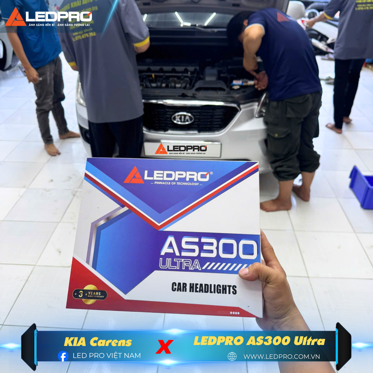 MPV gia đình như KIA Carens cần phải đảm bảo có ánh sáng chất lượng và an toàn