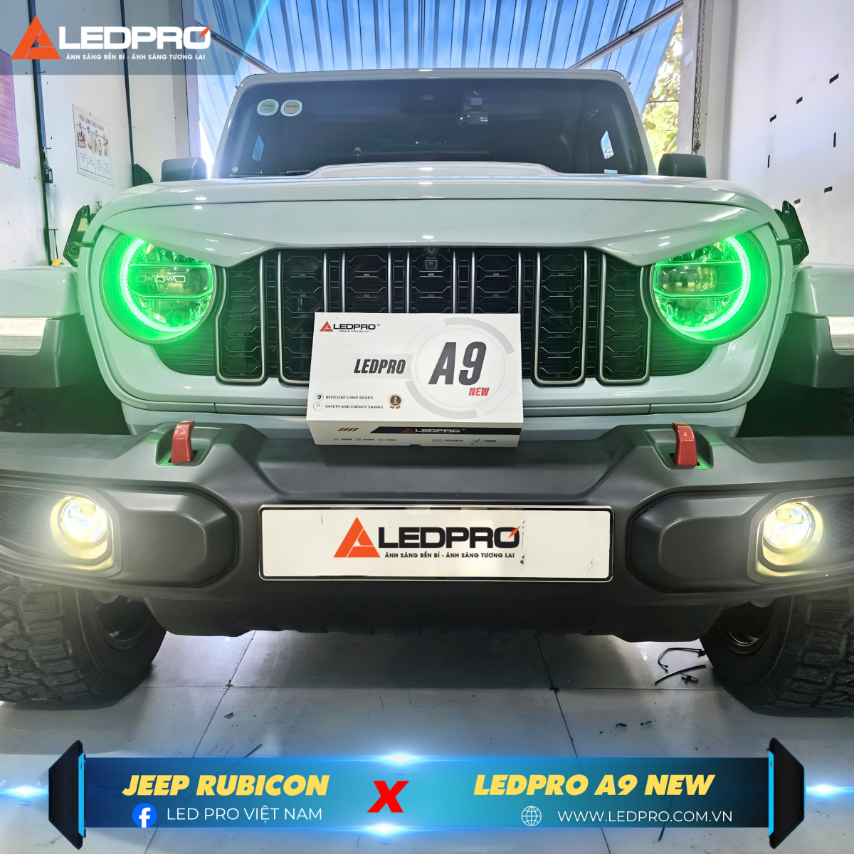 Rubicon nâng cấp bi gầm A9 New để an tâm vượt mọi địa hình