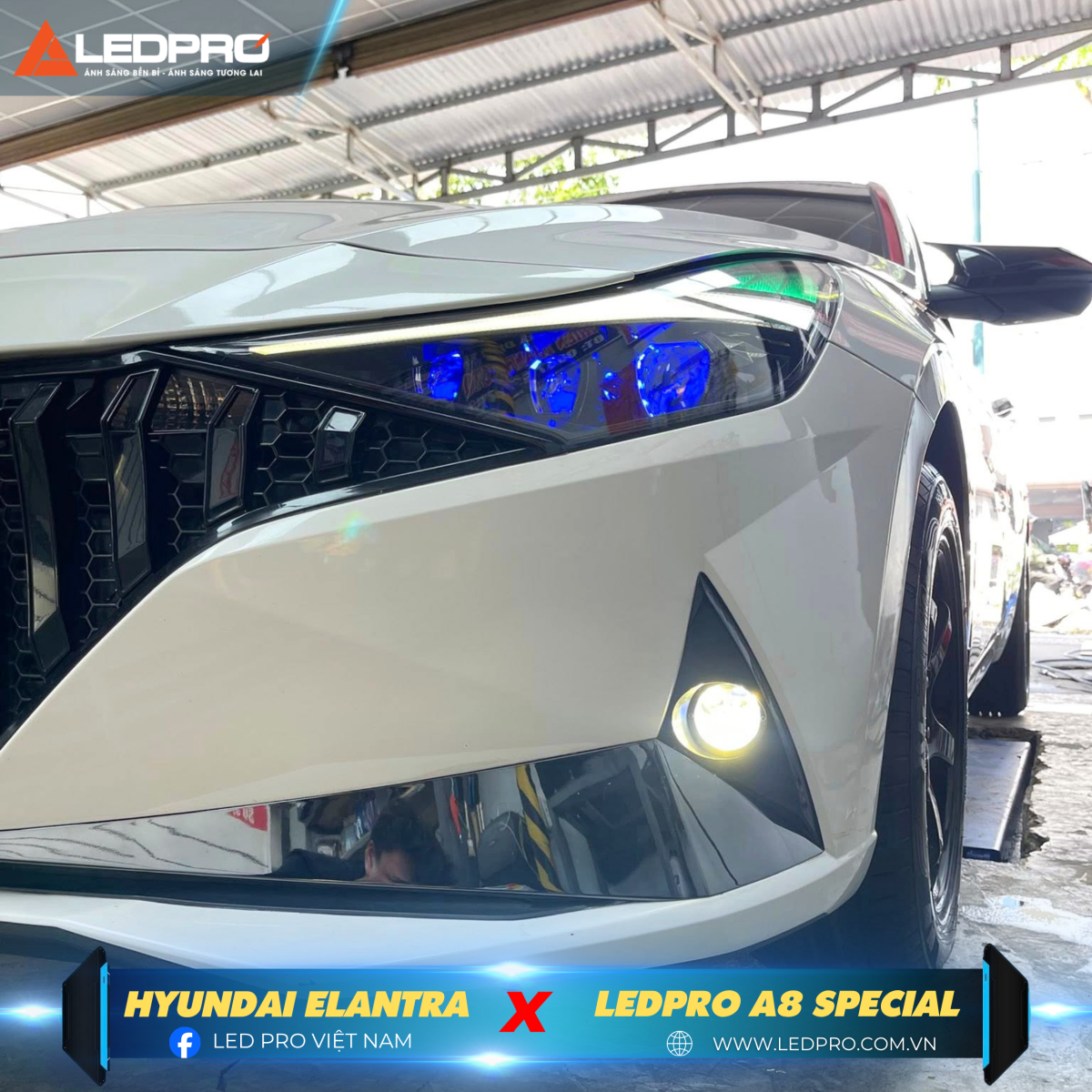 Bi gầm LEDPROA8 Special là giải pháp tuyệt vời cho những ô tô có ánh sáng yếu gây nguy hiểm khi lái xe