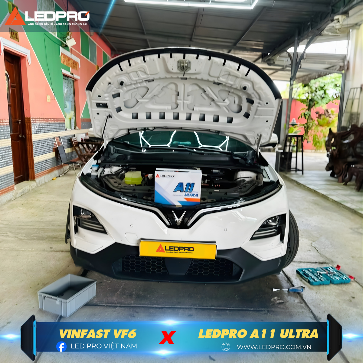 VF6 cần một nguồn sáng đẳng cấp, an toàn và chất lượng vượt trội xứng tầm công nghệ