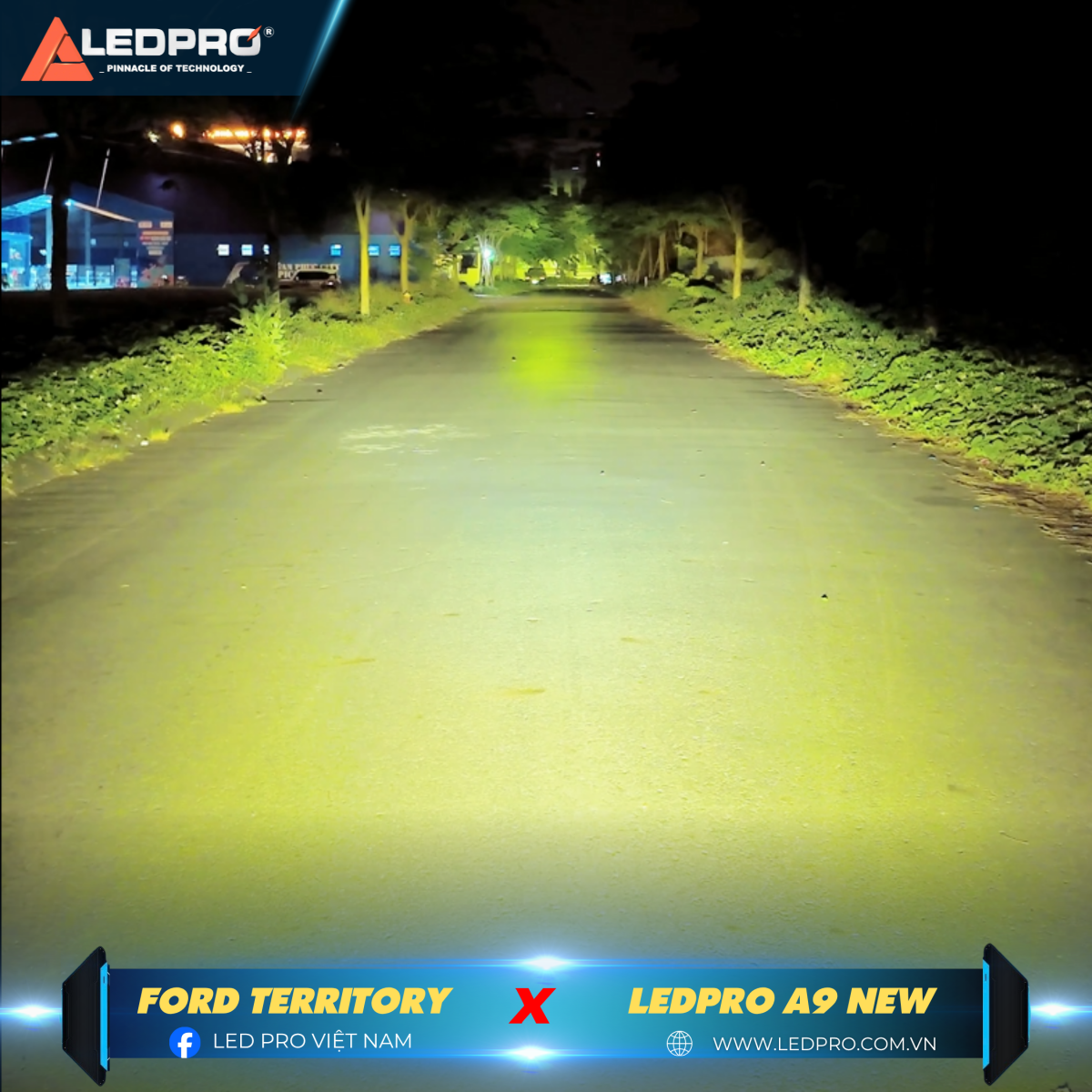 Ánh sáng 3 nhiệt màu, mịn và bám đường cực tốt, linh hoạt khi đi vào các điều kiện thời tiết