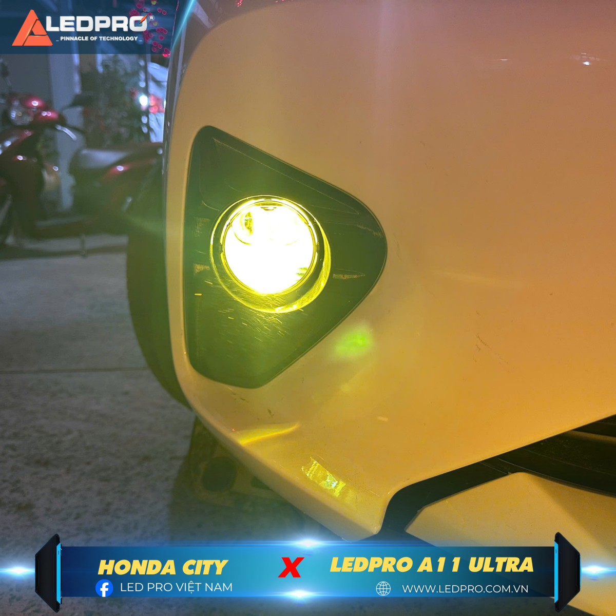 Bi gầm LEDPRO A11 Ultra là giải pháp tăng sáng hàng đầu cho xe với công nghệ tiên tiến