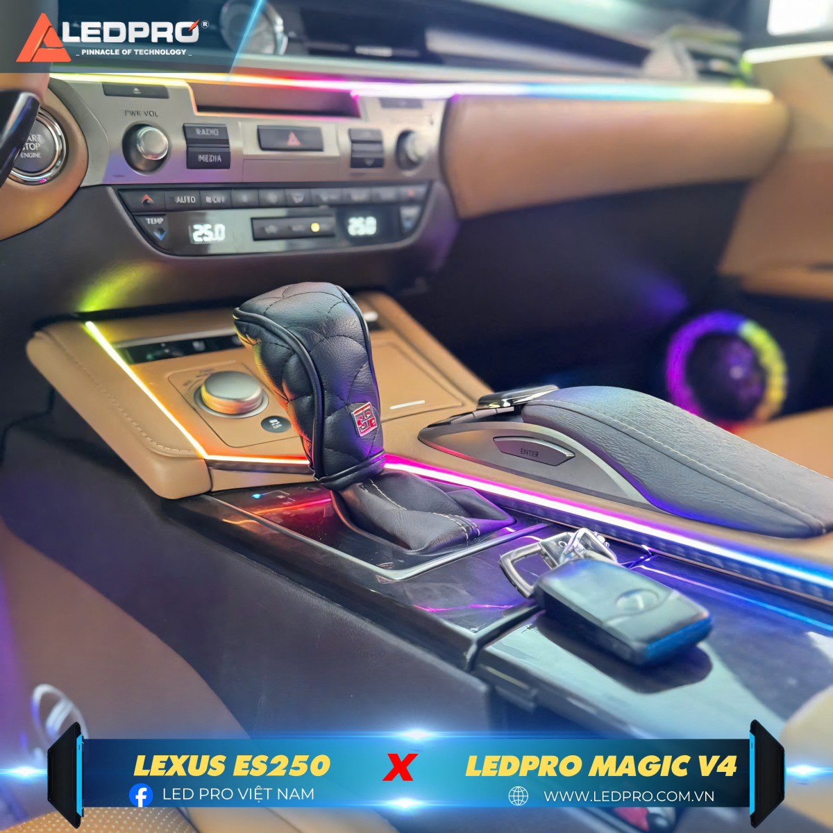 LEDPRO MAGIC V4 mang lại sự hiện đại và sống động, thổi bừng không gian nội thất