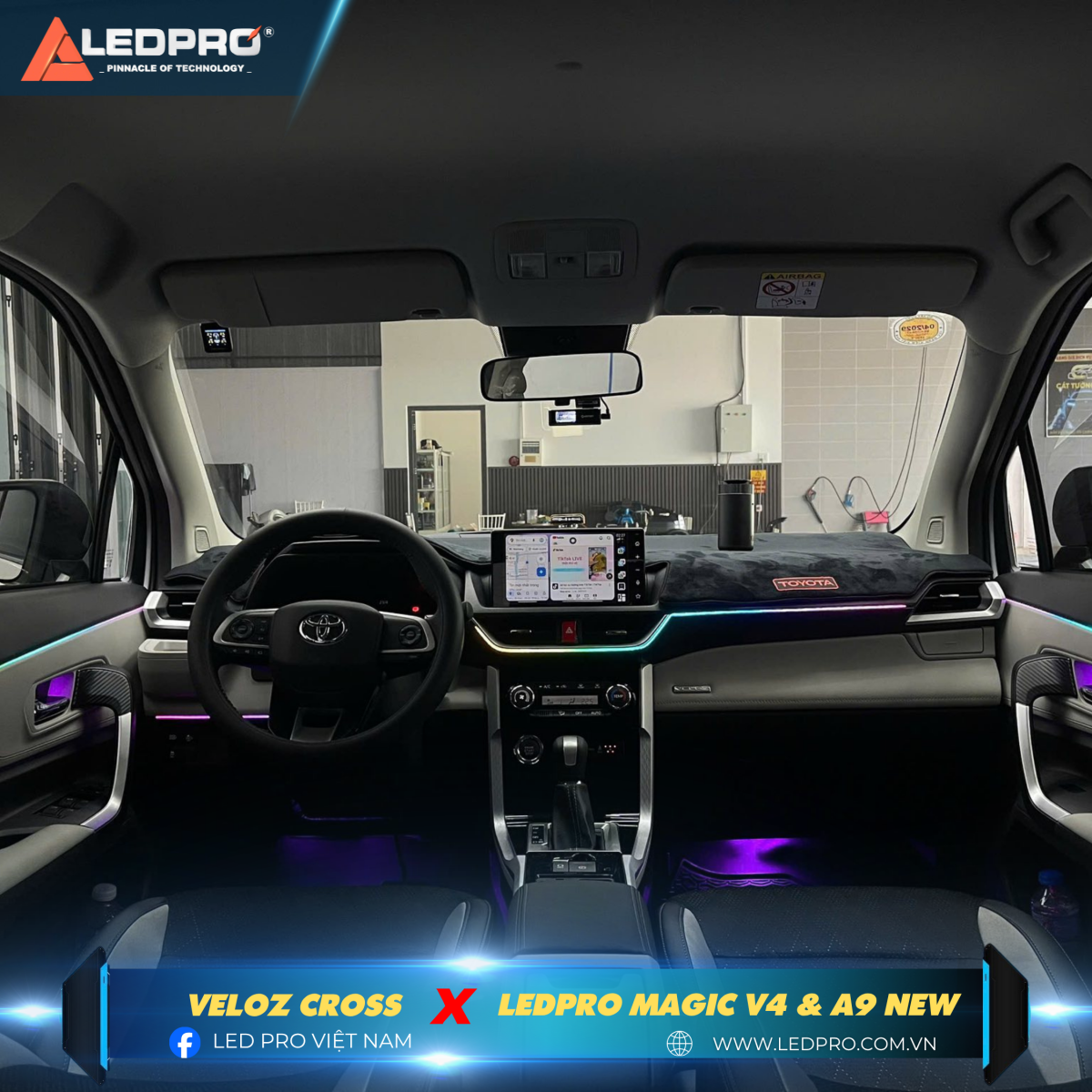 LEDPRO Magic V4 - Bừng sáng khoang xe, nâng tầm cá tính cho xế cưng
