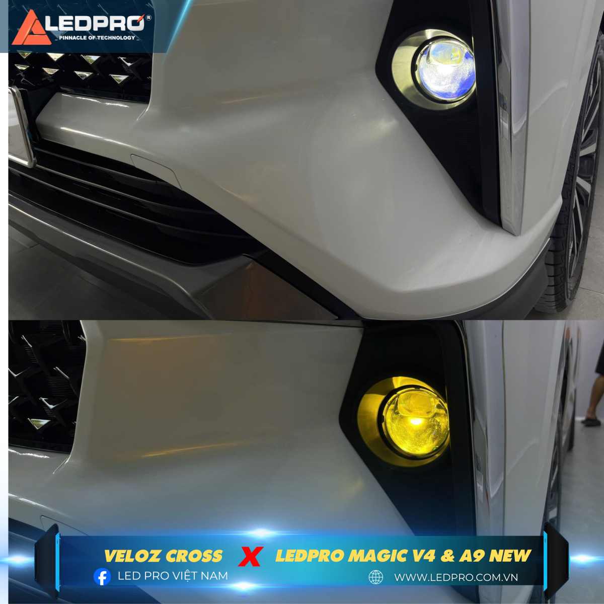 LEDPRO A9 New - Bi gầm 3 inch, nâng tầm ánh sáng, chinh phục mọi nẻo đường 