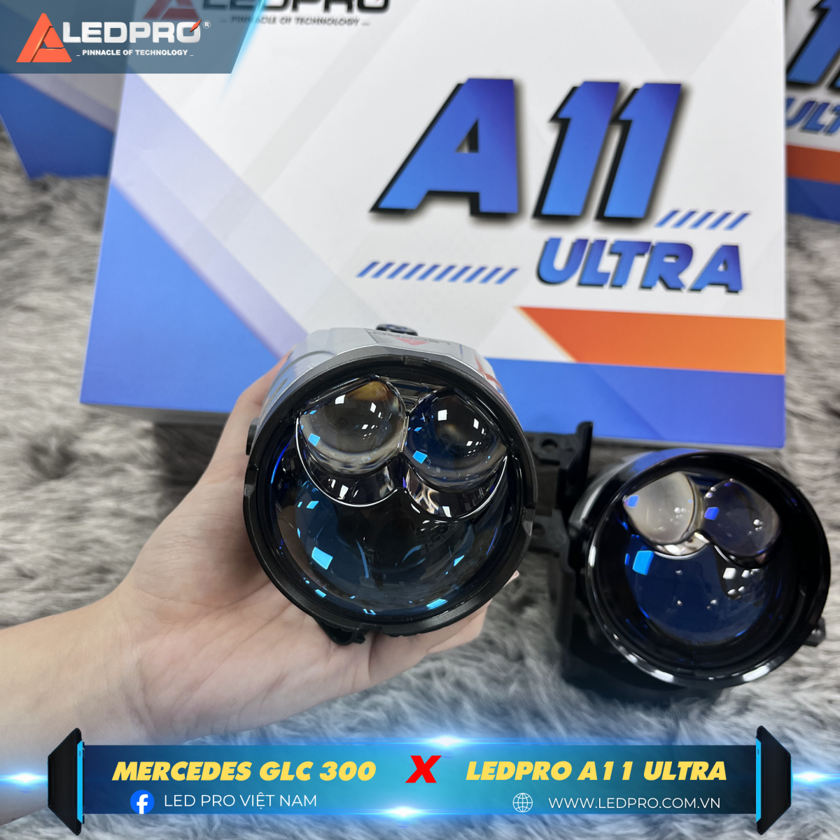 LEDPRO A11 Ultra - Flagship bi gầm với chất lượng hàng đầu về ánh sáng