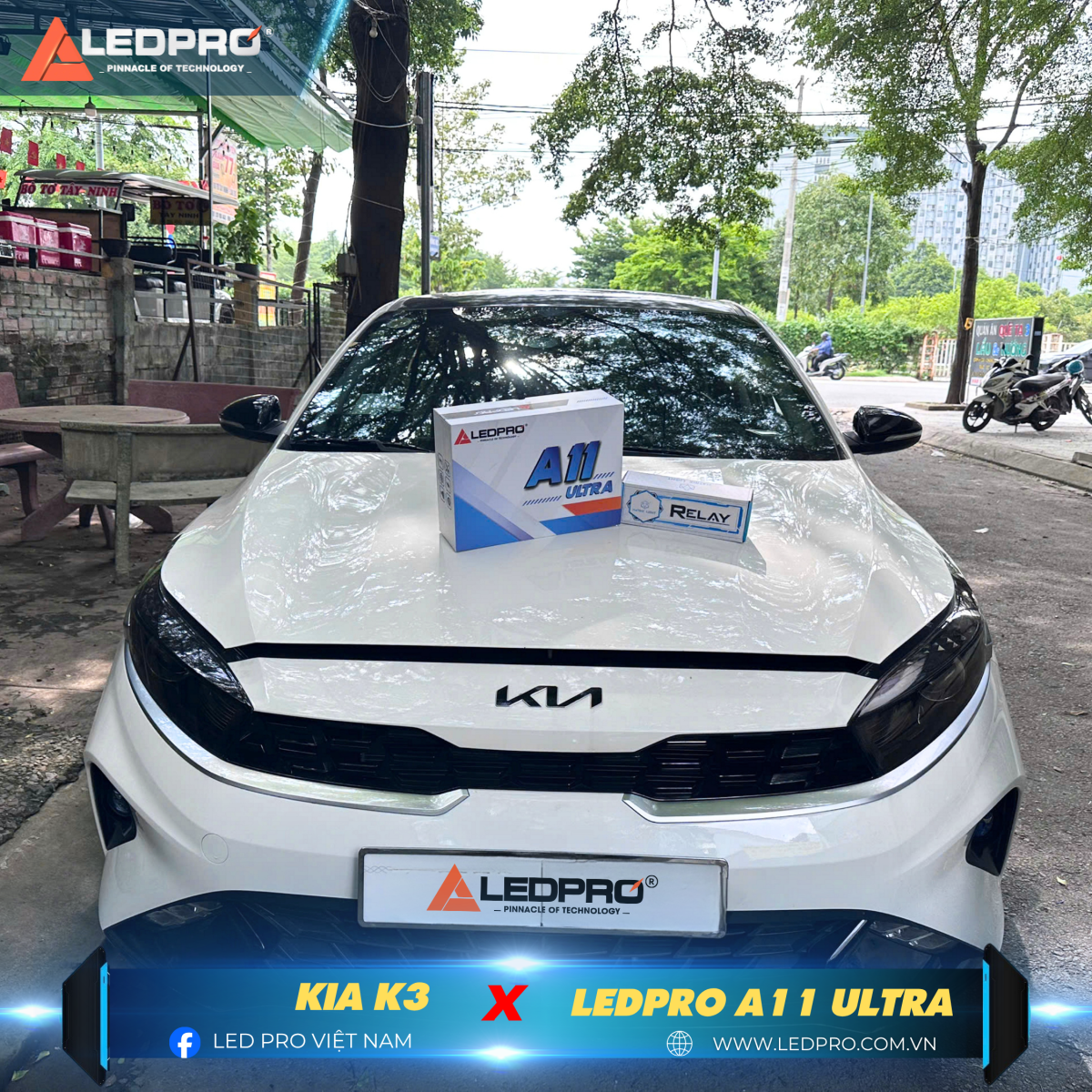 Sedan như KIA K3 cần ánh sáng tốt để di chuyển an toàn trên cao tốc hoặc đường xấu ban đêm