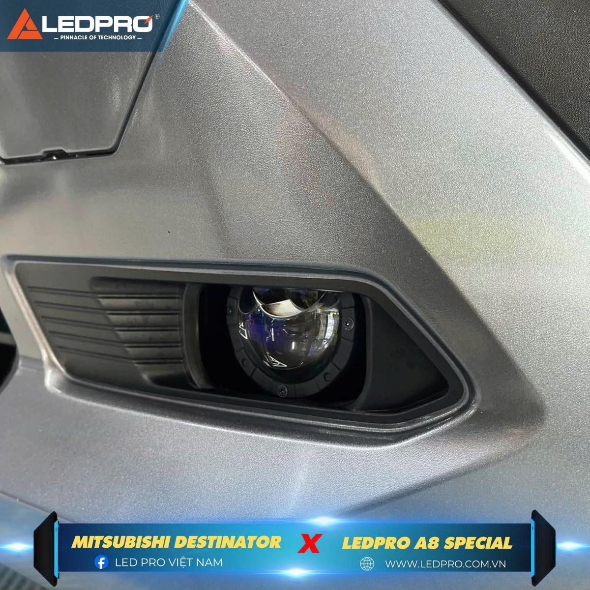 Ledpro A8 Special thiết kế nhỏ gọn, lắp đặt thẩm mỹ