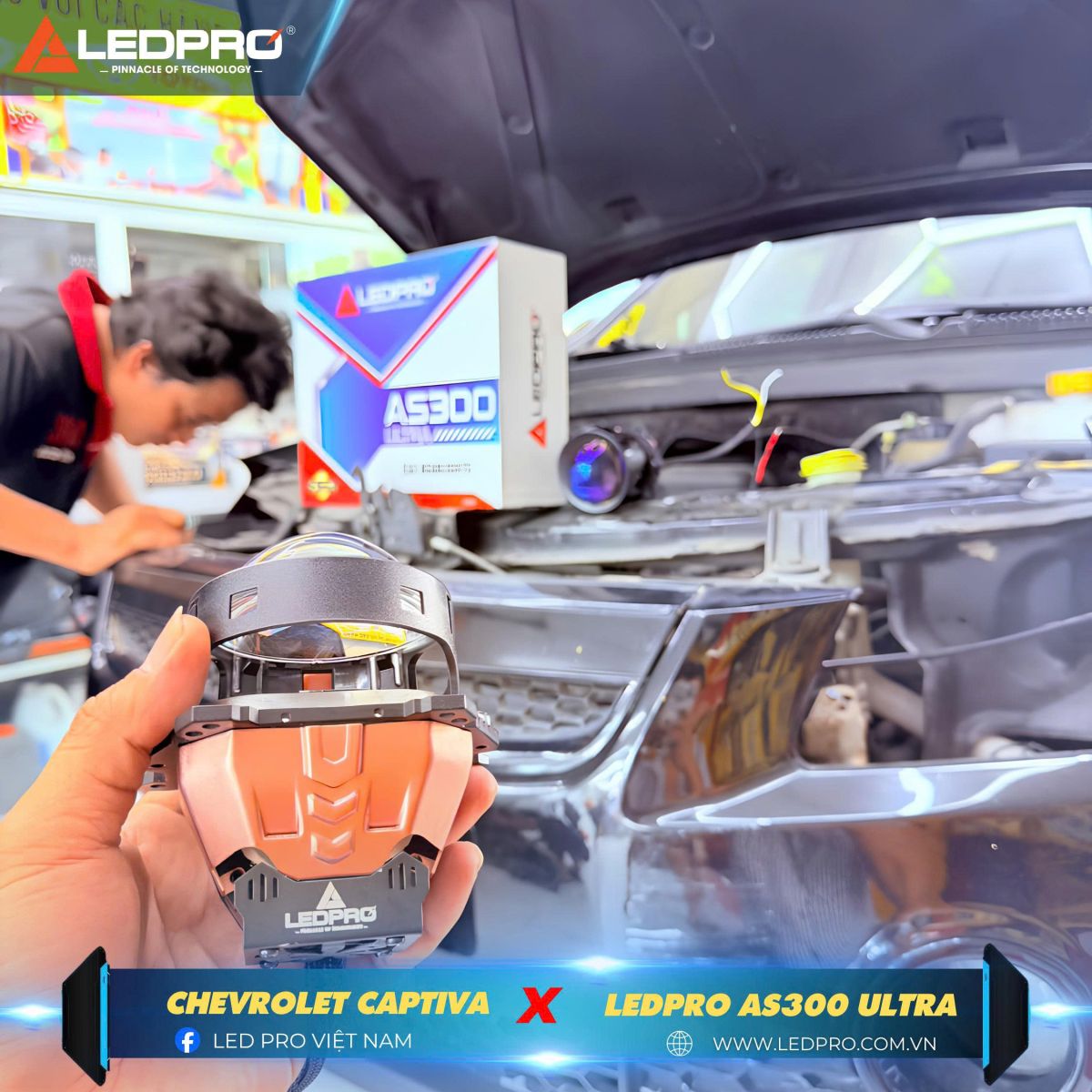 Ledpro AS300 Ultra được thiết kế và trang bị công nghệ hiện đại