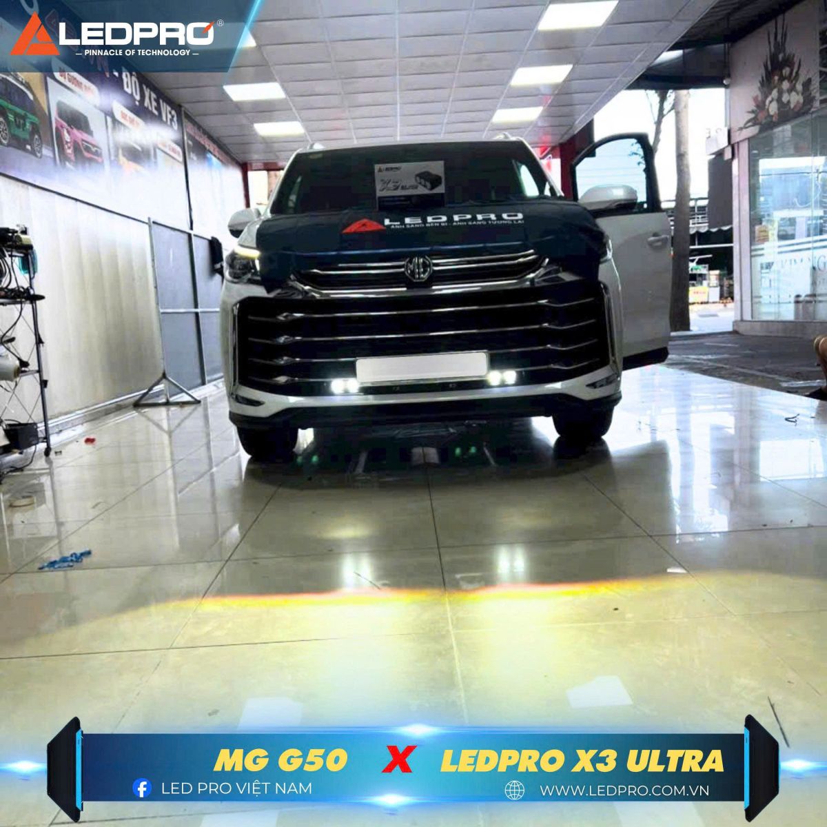 Trợ sáng Ledpro X3 Ultra là lựa chọn tăng sáng cho MG G50