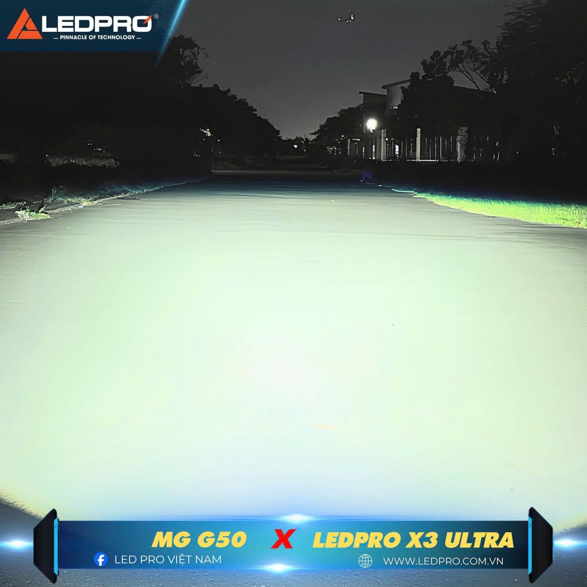 Ánh sáng Cos từ Ledpro X3 Ultra