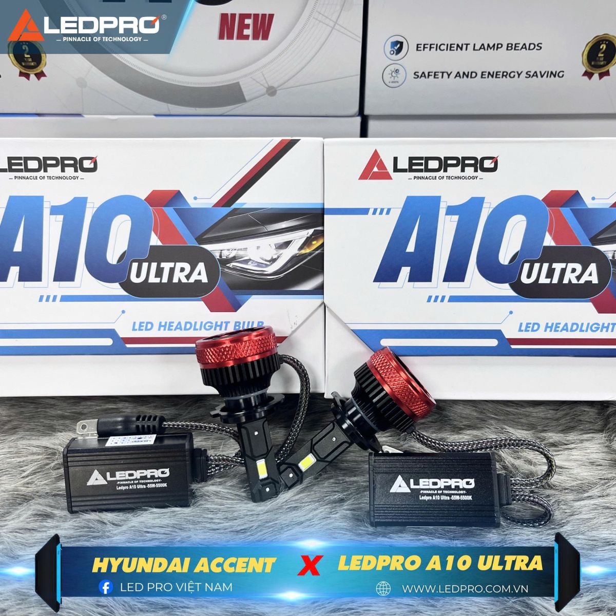 Chân bóng H Leppro A10 Ultra phù hợp với hầu hết các mẫu xe đang có trên thị trường