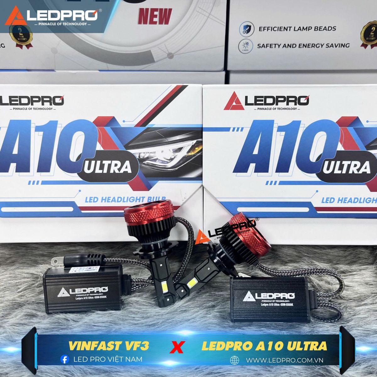 Chân bóng H Ledpro A10 Ultra là sự lựa chọn của nhiều chủ xe muốn cải thiện khả năng chiếu sáng nhưng vẫn đảm bảo yếu tố thẩm mỹ cho xe