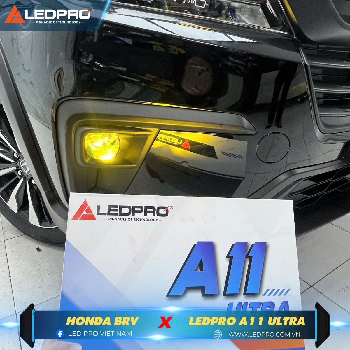 Ledpro A11 Ultra với công nghệ tiên tiến, mang lại cảm giác an tâm cho người lái