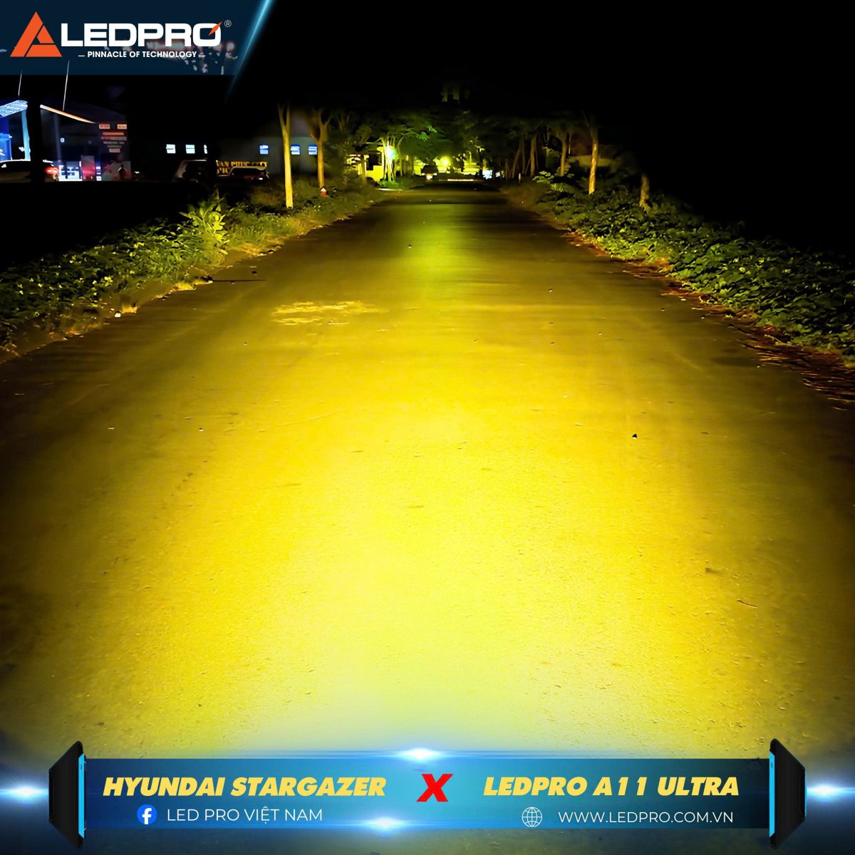 Ledpro A11 Ultra sở hữu 3 nhiệt màu, giúp người lái di chuyển đi trong điều kiện thời tiết khác nhau dễ dàng hơn