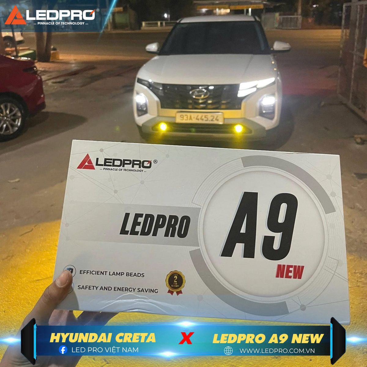 Chủ xe tin tưởng lựa chọn nâng cấp bi gầm Ledpro A9 New - Giải pháp tăng sáng trước đầu xe