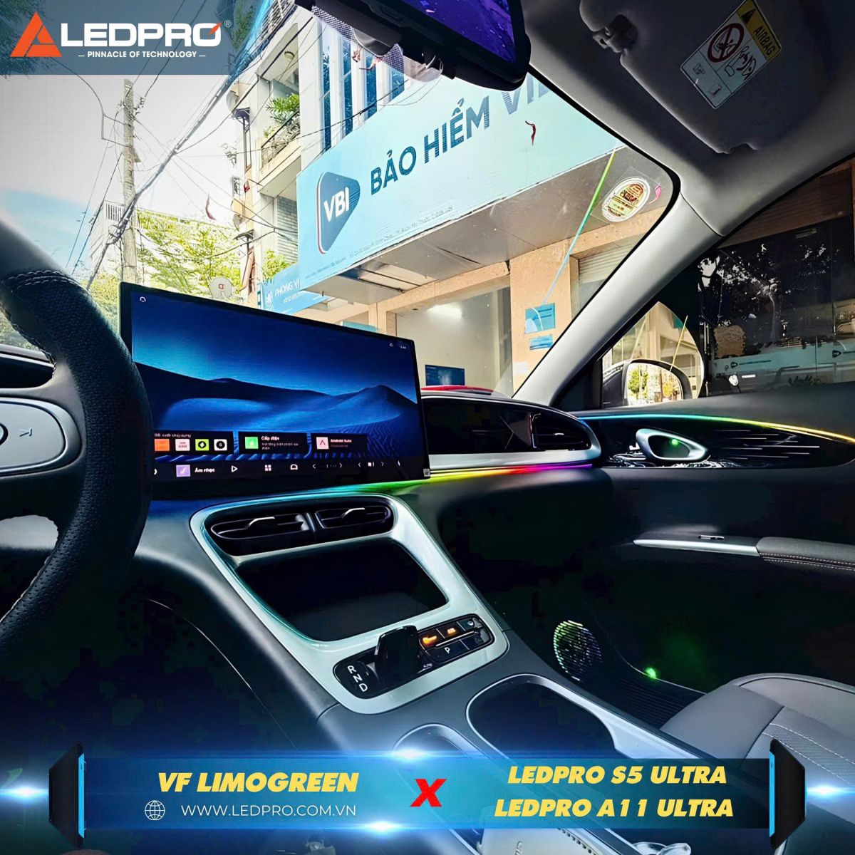 Khoang nội thất trở nên đặc biệt hơn khi lắp đặt led nội thất Ledpro S5 Ultra