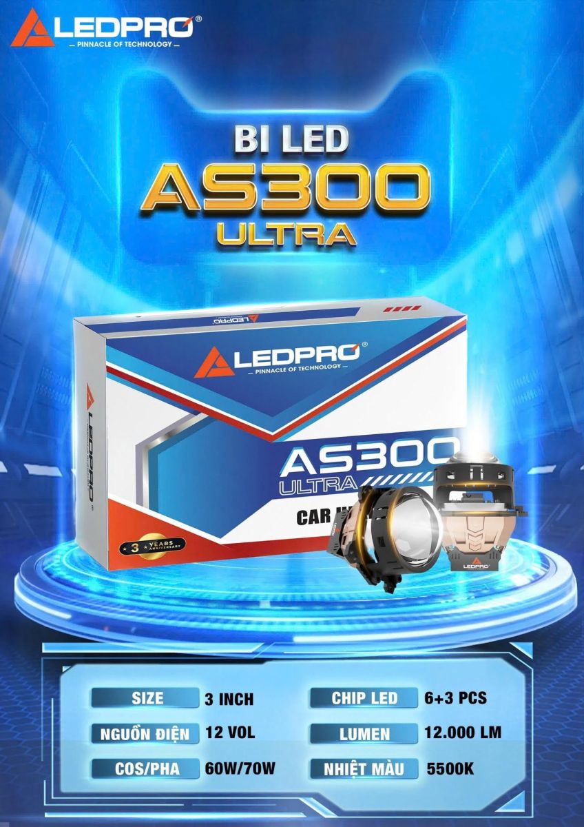 LEDPRO AS300 Ultra – Ánh sáng chất lượng là nền tảng của một hành trình an toàn