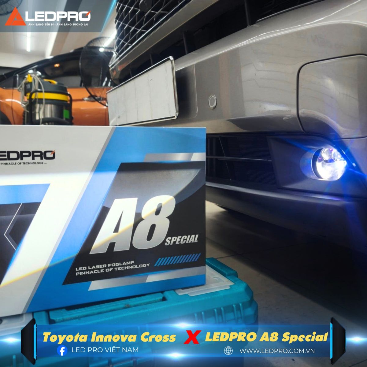 Innova Cross khai sáng tầm nhìn với LEDPRO A8 Special