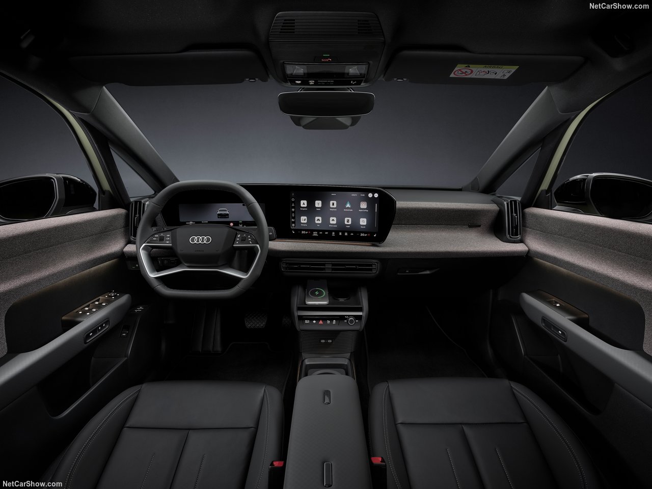 Nội thất bên trong khoang lái của Audi A2 e-tron. Ảnh: netcarshow