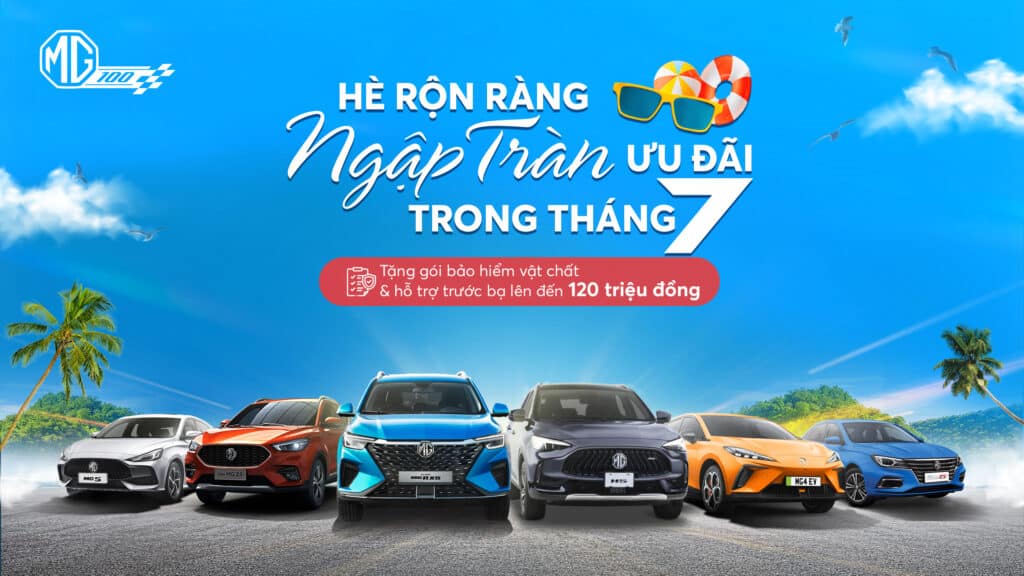 MG với chương trình khuyến mãi trong tháng 7/2026. Ảnh: MG