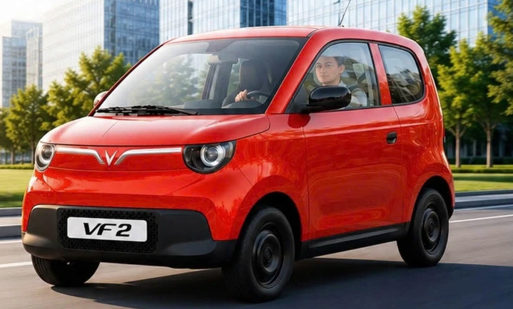 VF2 - mẫu xe đô thị cỡ nhỏ. Ảnh: Sưu tầm
