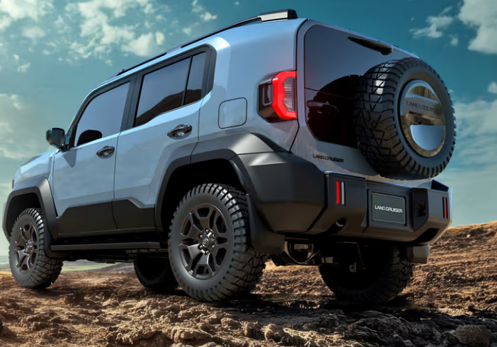 Thiết kế bên hông và phía sau của Toyota Land Cruiser FJ