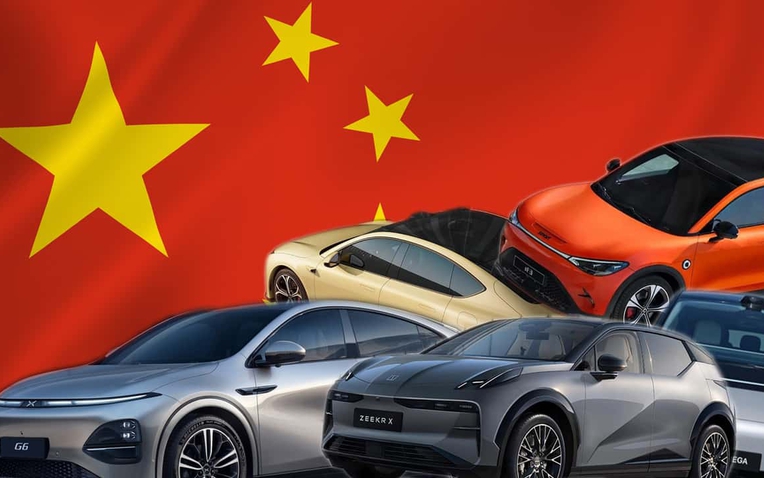 Xe Trung Quốc có giá cả rất cạnh tranh so với thị trường. Ảnh: Báo Tuổi Trẻ